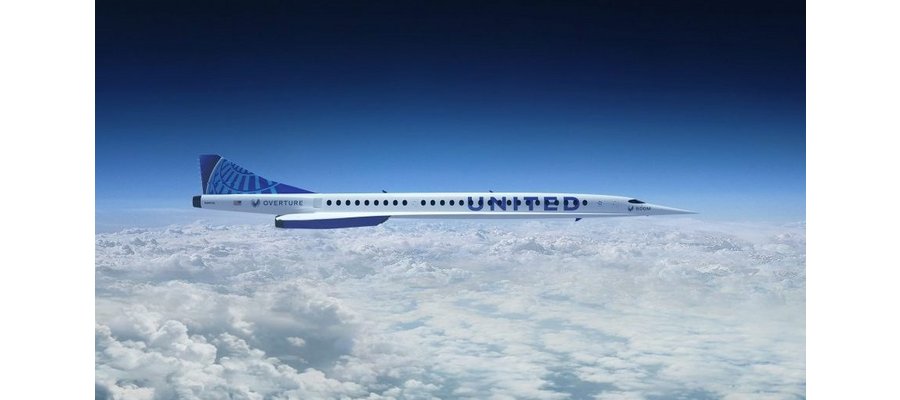 United Airlines signerer avtale om å kjøpe Supersoniske Boom fly