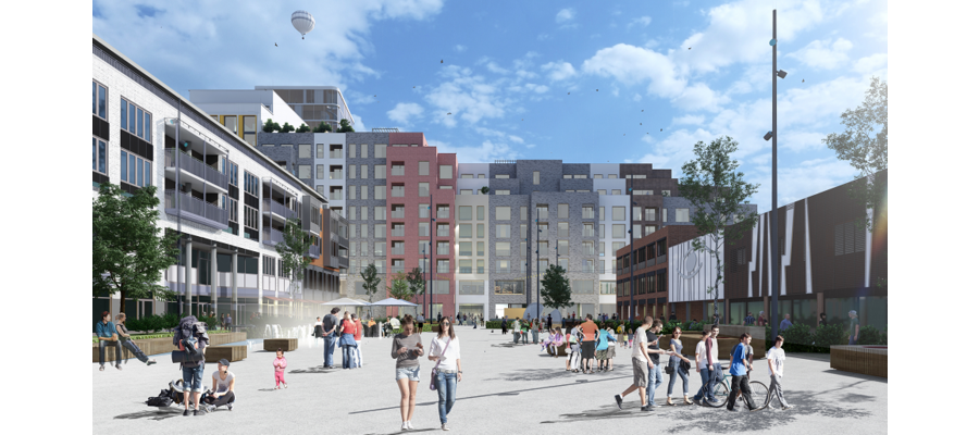 Kommunedirektøren reagerer på dette prosjektet, som inkluderer hotell – mener det blir for høyt og får konsekvenser for solforholdene
