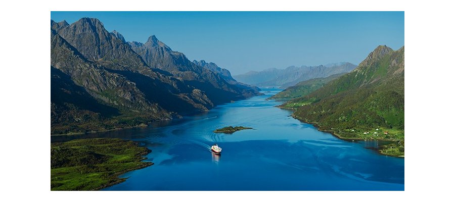 Hurtigruten med nytt hybridskip i rute langs norskekysten