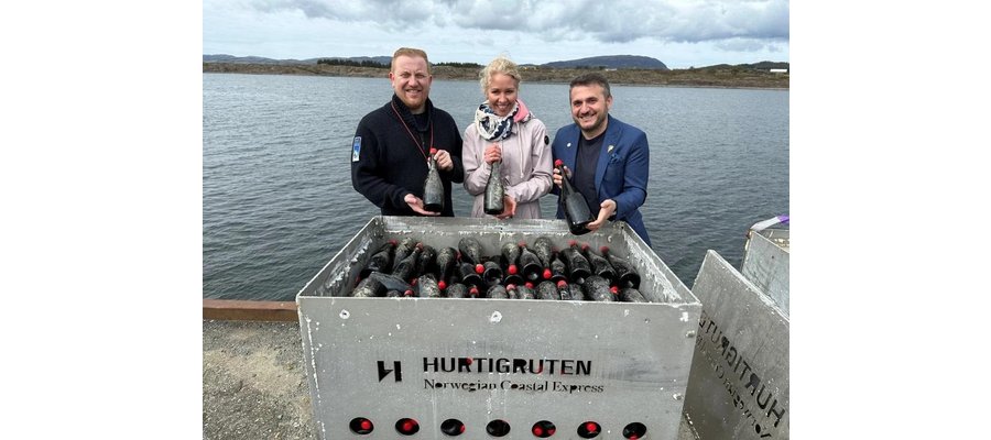Verdens første havlagrede musserende vin, fra arktiske strøk