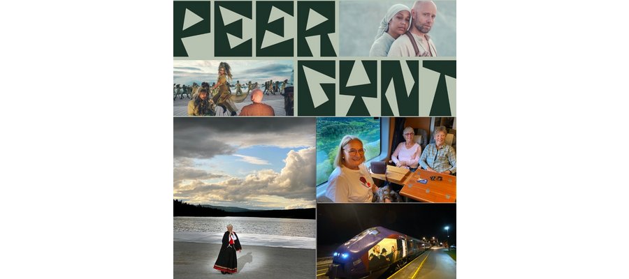 Med chartertog til kulturfestivalen Peer Gynt, åtti voksne var med
