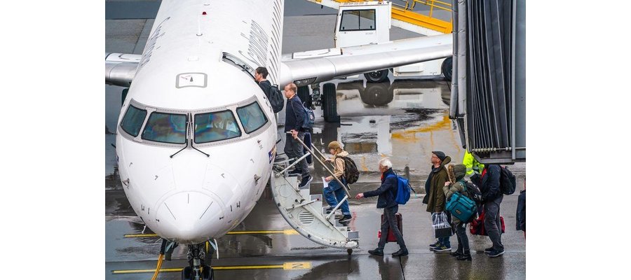 Antall flypassasjerer fortsatt ikke på 2019-nivå