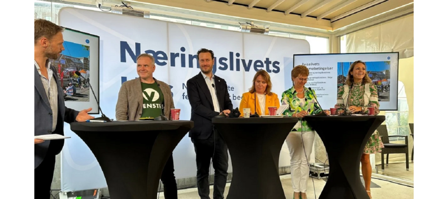 Engasjerte politikere i debatt om reiselivets viktigste saker