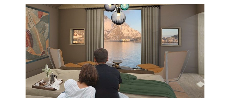 Skriver historie med nytt bryggehotell i Lofoten
