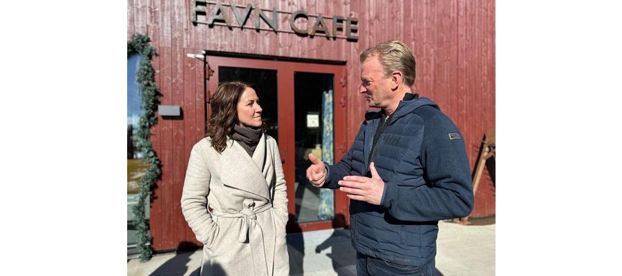 Arbeidsministeren besøkte Hafjell og Øyer