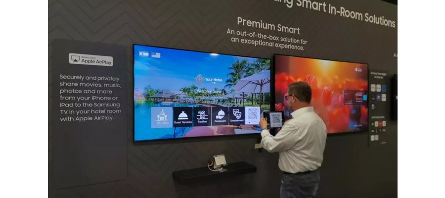 Sammen med Samsung om hotell-tv