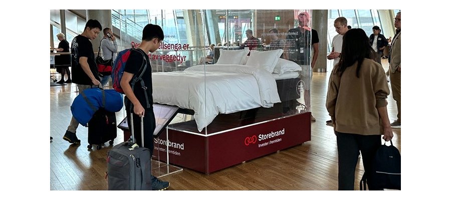 Levende veggedyr på Oslo lufthavn