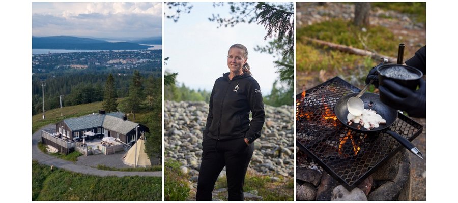 Goda utsikter hos Härnö Outdoor Lodge
