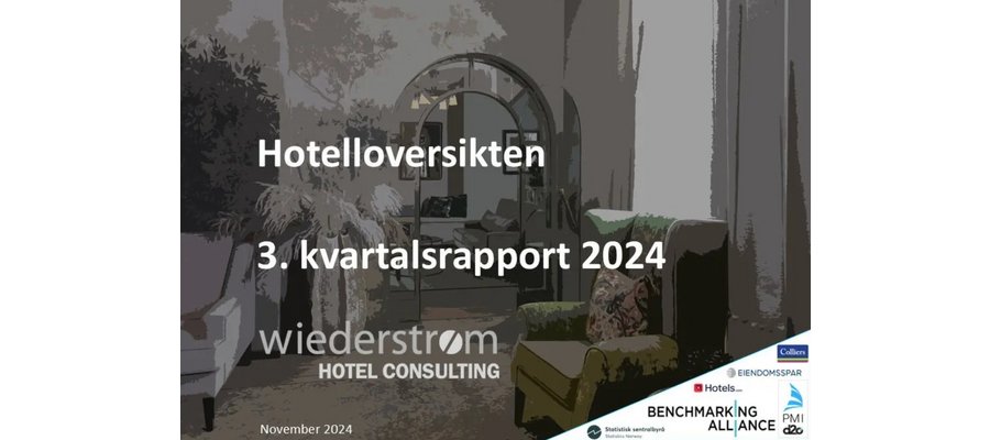 Hotelloversikten for tredje kvartal er klar - Knallsterkt tredje kvartal for hotellene