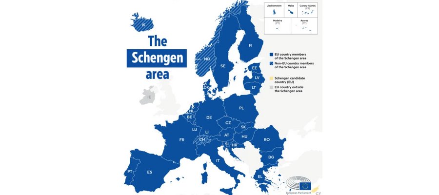 Nye regler for innreise til Schengen-landene