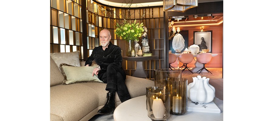 Lars Wallin designar en hotellsvit i Göteborg