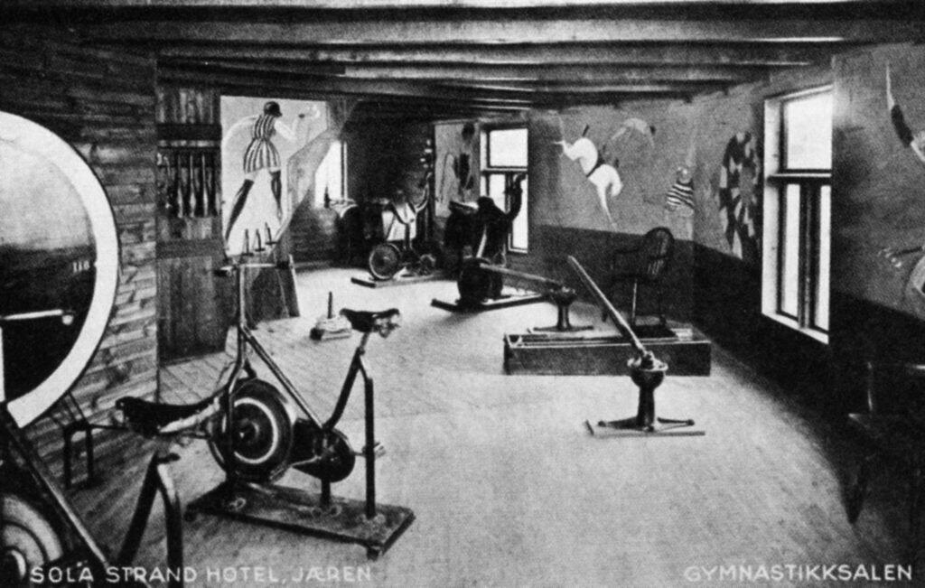 Gymsalen fra «Montroyal». Foto: Sola Strand Hotel
