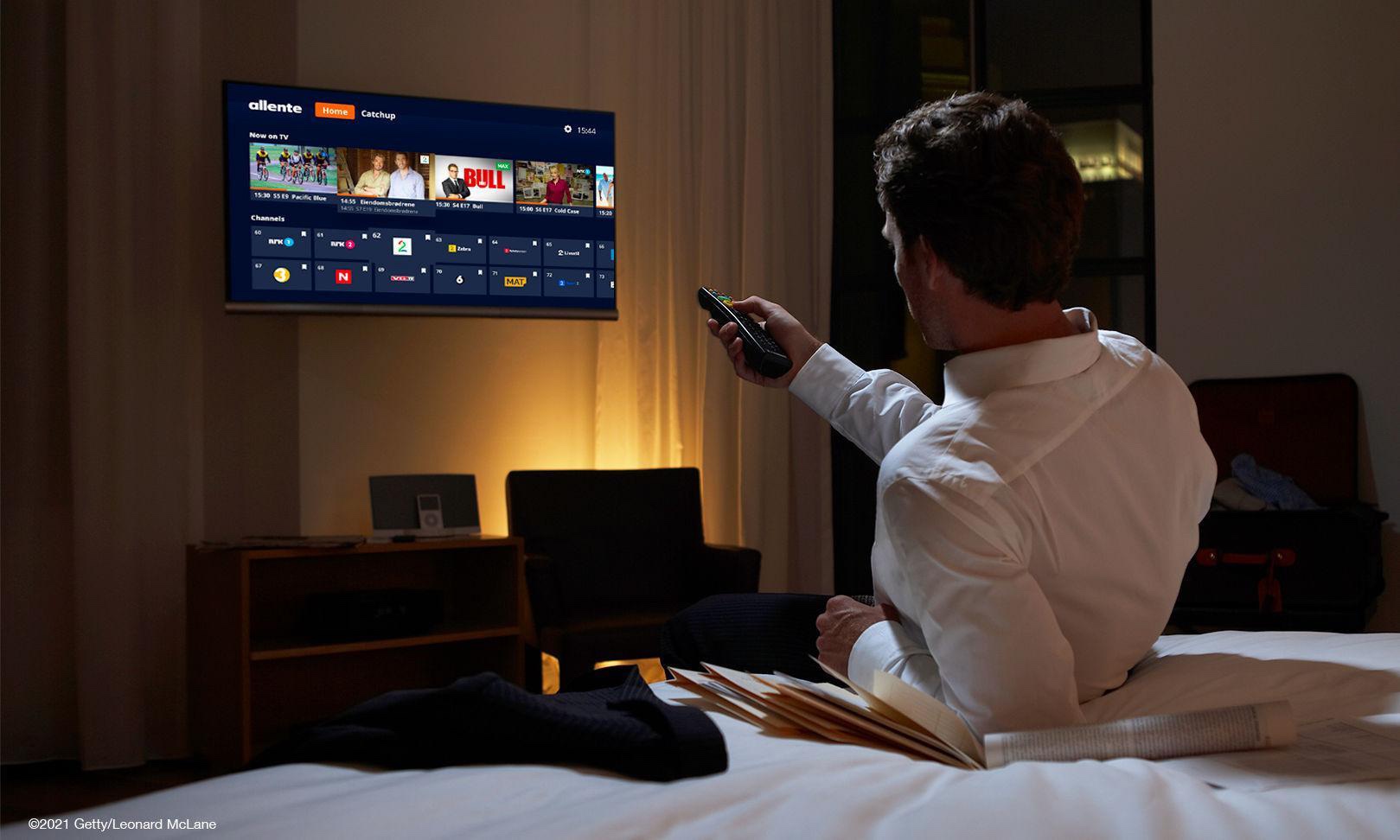 TV på hotell snart like bra som hjemme