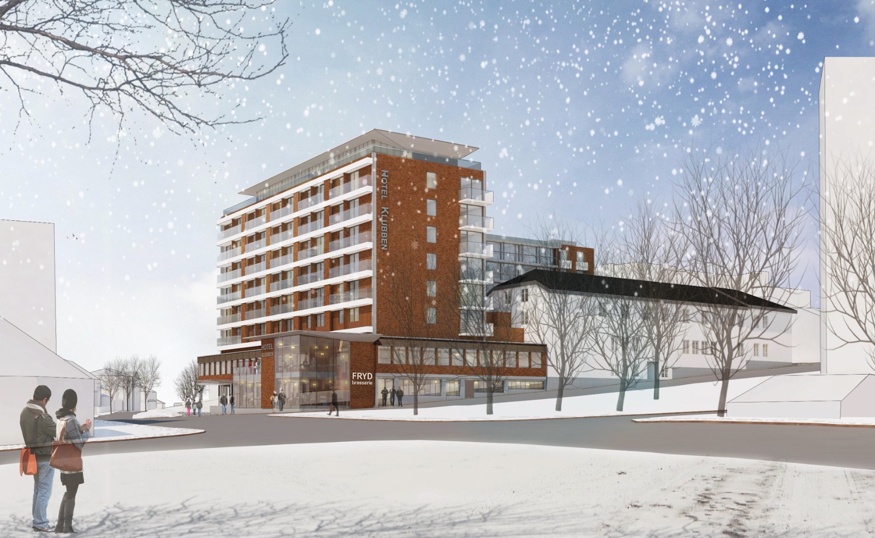 Kan snart være klart for å oppgradere og bygge i høyden: – Dette vil bli en revitalisering av Hotel Klubben
