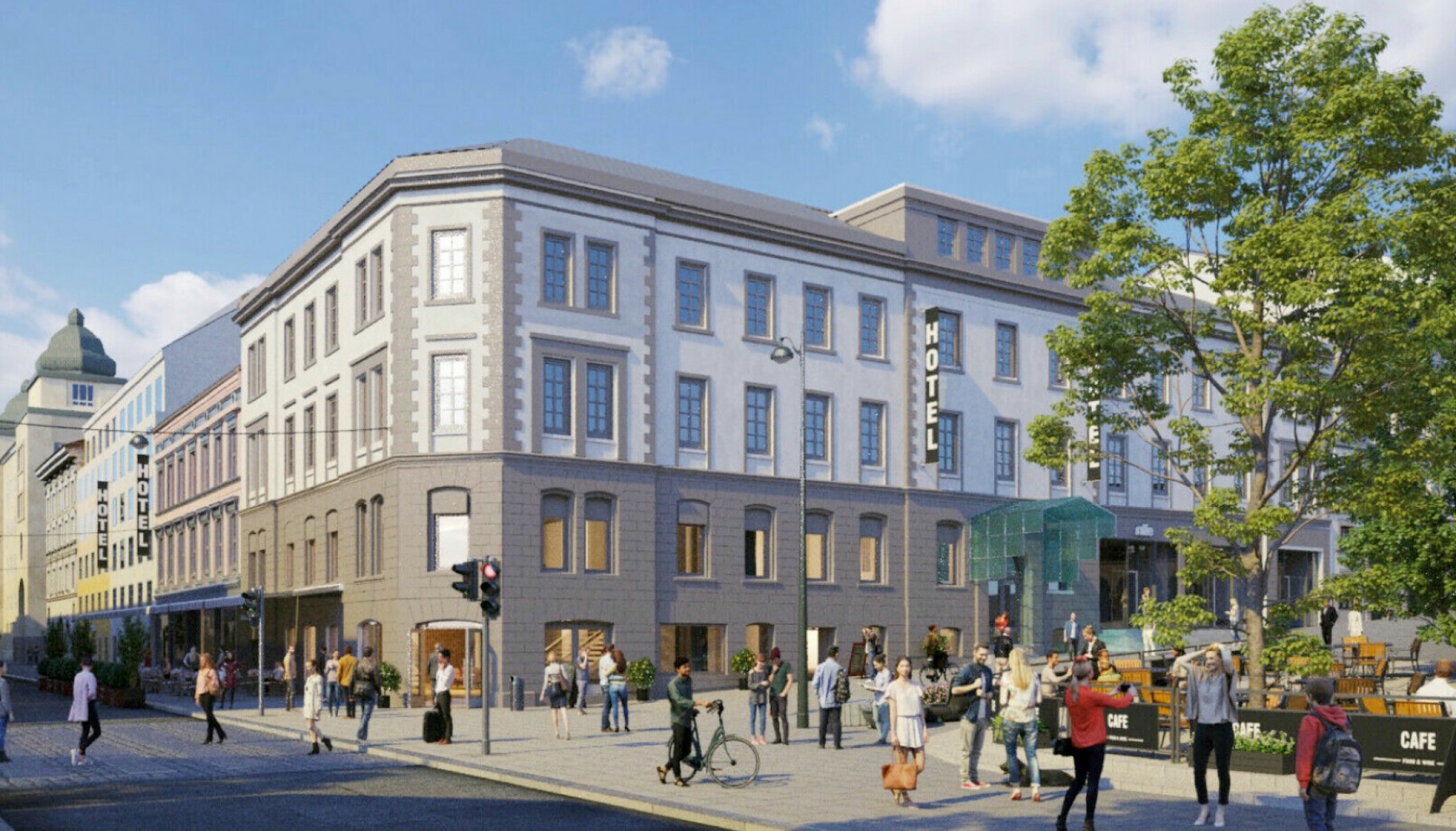 Ringnes lar Stordalen åpne hotell i bygården på Karl Johan