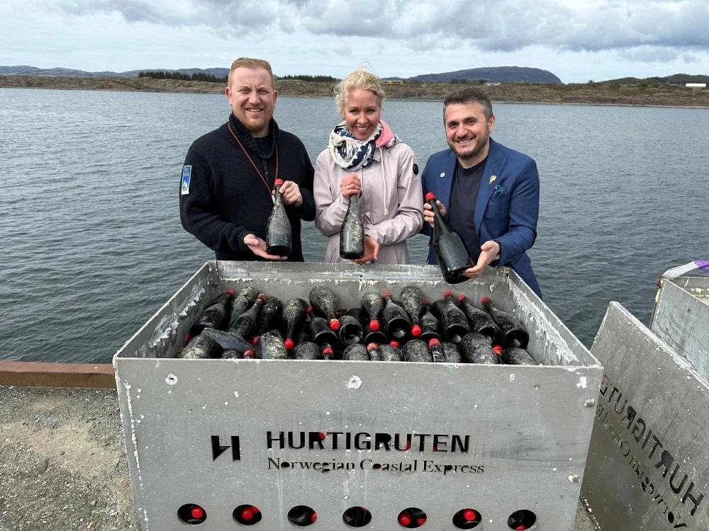 Verdens første havlagrede musserende vin, fra arktiske strøk