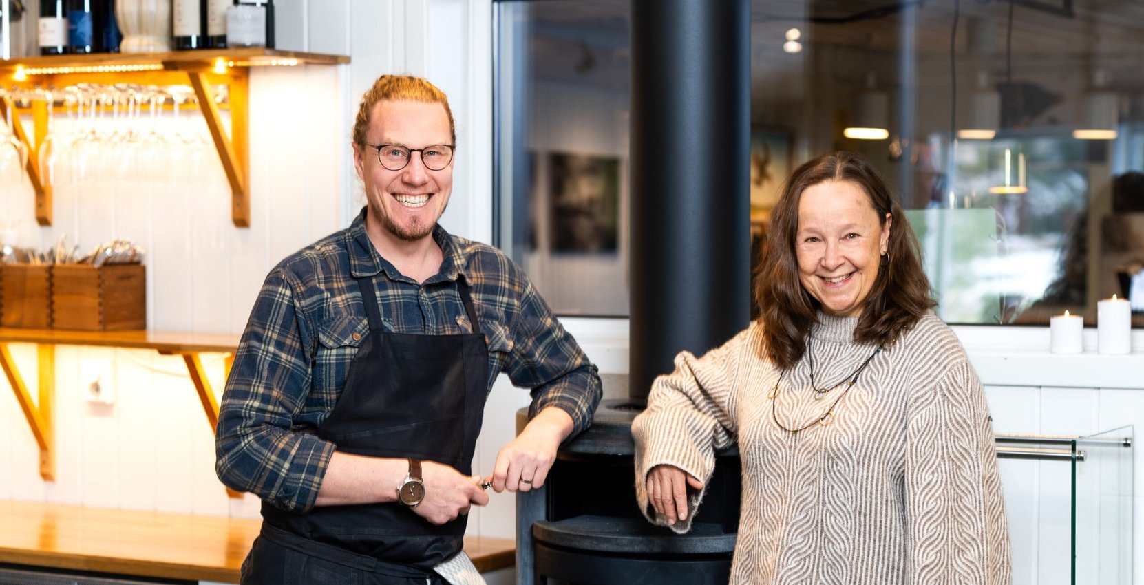 Håller stilen med återbrukade textilier