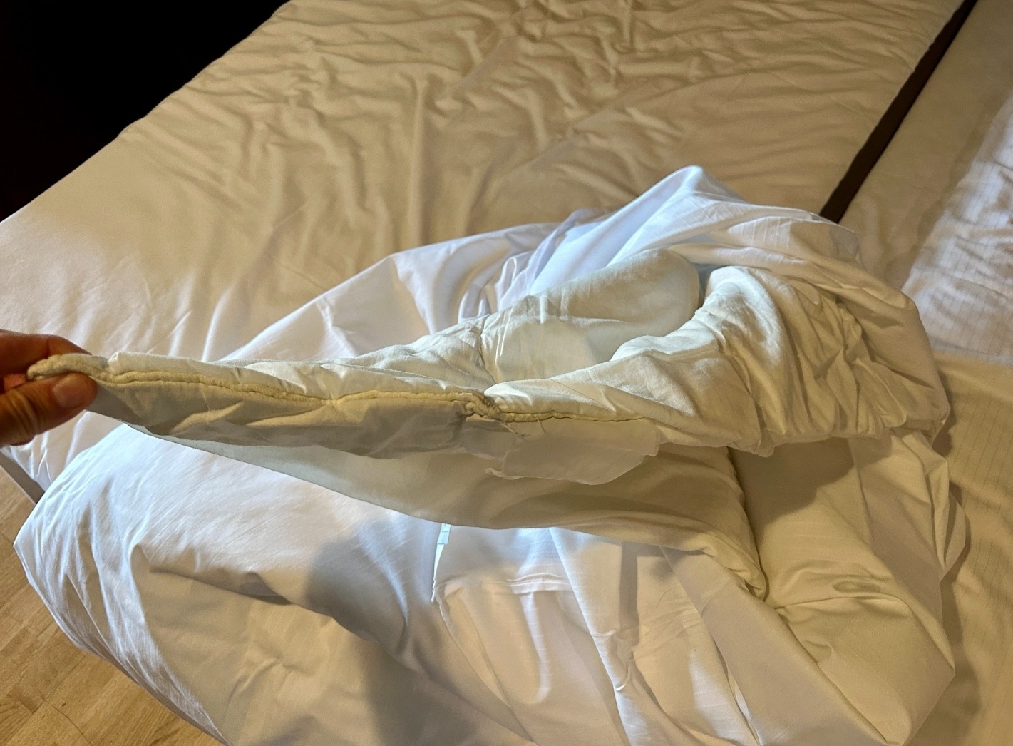 Hater når det skjer: Hotellet gir gjestene det dårligste sengetøyet