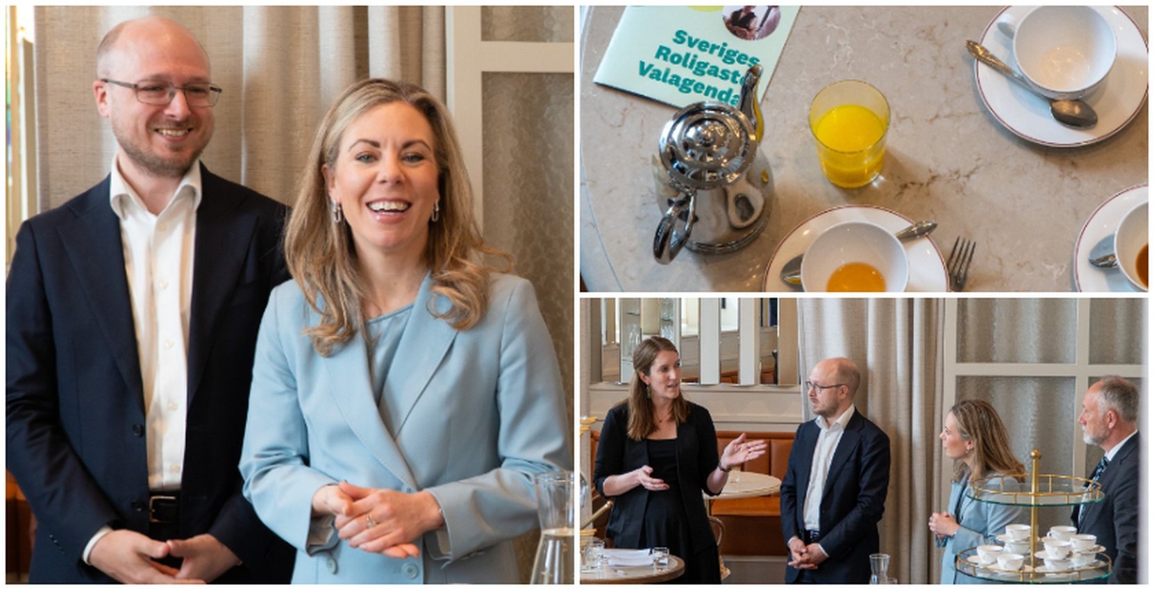 Välfylld EU-frukost med Visita