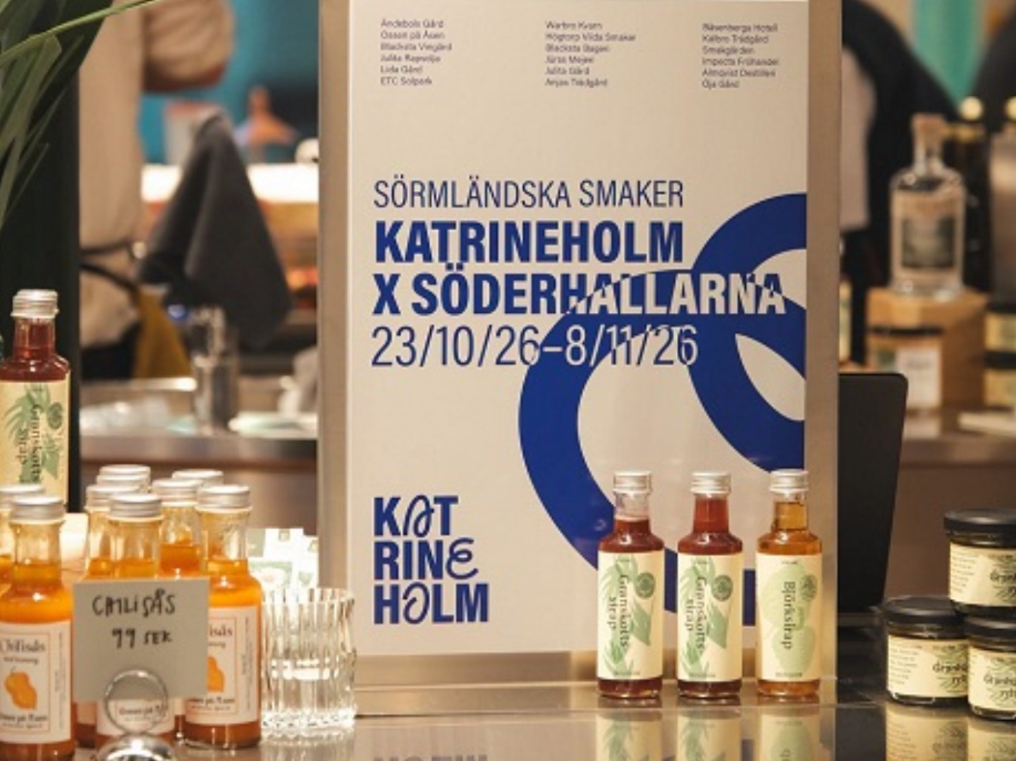 Västra Sörmlands smaker tar plats i Söderhallarna